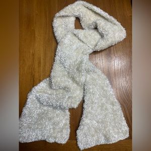 Soft off-white scarf